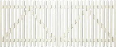 Zdjęcie produktu dla Brama ogrodowa Plus Retro 300 x 120 cm, biała