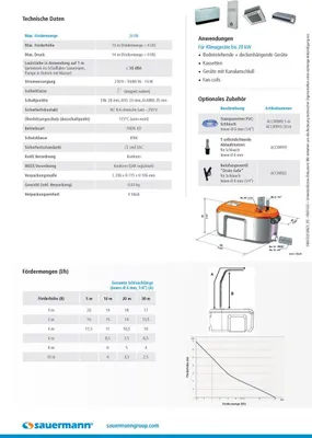 Produktbild von Sauermann Si-60  Schwingkolbenpumpe