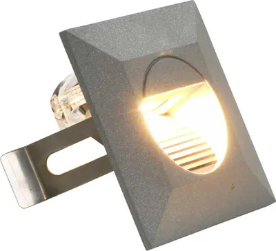 Obrázok produktu pre vidaXL Vonkajšie nástenné svietidlá 6 ks. LED 2 W strieborné štvorcové