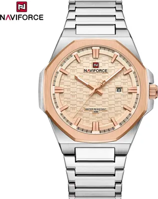 Produktbild von Uhr NAVIFORCE ST-38658 - Silber/Rosa für Herren KP38658