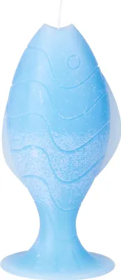 Produktbild von Broste Copenhagen Kerze Fish Baja Blue