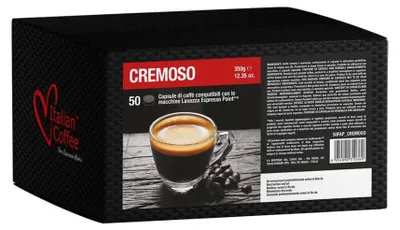 Zdjęcie produktu dla Cremoso 100% Robusta kapsułki do Lavazza Espresso Point - 50 kapsułek