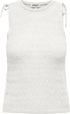 Produktbild von Only Aggie ärmelloses T-shirt Weiß L Frau Weiß L