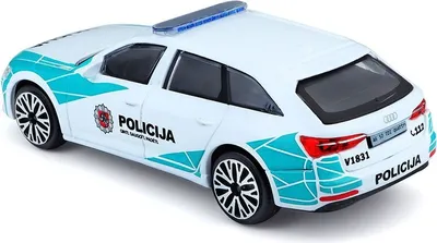 Immagine prodotto di Bburago 1:43 Audi A6 Avant Polizia Lituana 18-30415lt Auto Taglia Unica
