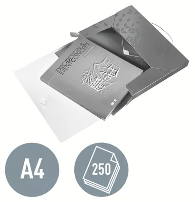 Produktbild von Leitz 46290026, A4, Polypropylen (PP), Rot, 250 Blätter, 250 mm, 330 mm