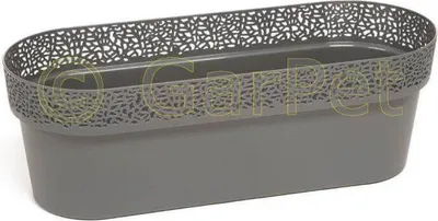 Produktbild von Übertopf Rosa anthrazit 500 Balkon