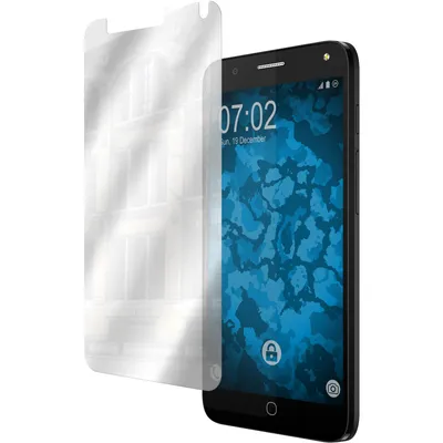 Produktbild von 6er-Pack PhoneNatic Displayschutzfolien verspiegelt  kompatibel mit Alcatel POP 4
