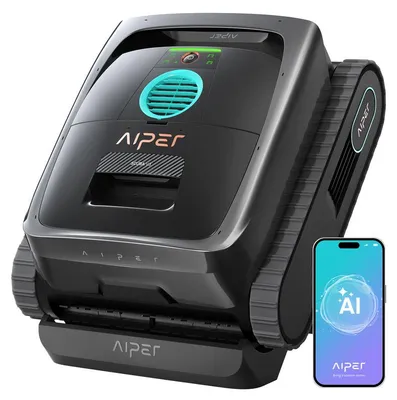 Produktbild von AIPER Scuba V3 ( 2026) Kabelloser Poolroboter mit KI, Boden- & Wandreinigung, App-Steuerung, starke Saugleistung, 3-μm-Filter, für Pools bis 200 m²