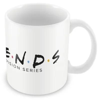 Produktbild von Friends - Keramikbecher im Geschenkkarton 350 ml (Weiß)