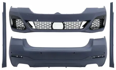 Produktbild von Bodykit für BMW 5er G30 LCI 2020+ MT Look Unterer Gitter Seitenschweller Stoßstange.