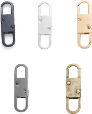 Produktbild von INF Sortierte Reißverschlussanhänger - 5er-Pack