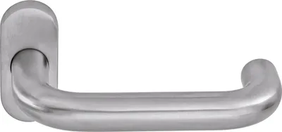 Produktbild von OGRO Drückerlochteil PREMIUM 8100/6621 - mit Rosette, Edelstahl matt