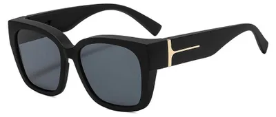 Produktbild von BWOOOWE Überzieh Sonnenbrille Quadratische Überbrille Überbrille Für Brillenträger Polarisierte Überzieh Übersonnenbrille Damen Herren Sonnenbrille Groß Modisch