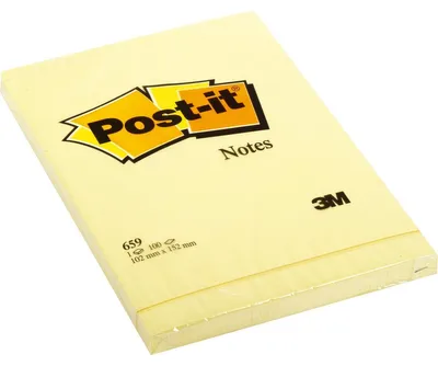Produktbild von Post-it Haftnotiz Notes 659 102x152mm 100Bl ge