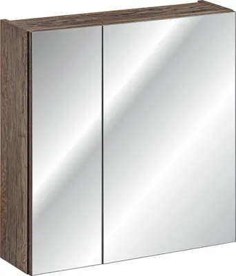 Zdjęcie produktu dla Szafka Łazienkowa Z Lustrem 60 Cm Dąb Vintage