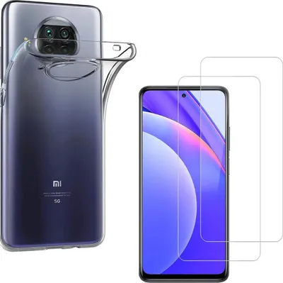 Produktbild von Hülle für Xiaomi MI 10T LITE 5G  mit 2 Displayschutzfolien aus Hartglas Phonillico®