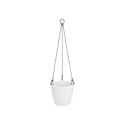 Obrázek produktu pro elho brussels hanging basket 18cm, Košíkový květináč, Hanging, Polypropylen (PP), Bílá, Kulatý, Vnitřní