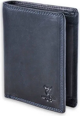 Produktbild von MATADOR VIGO Leder Geldbörse XXL Geldbeutel Herren Brieftasche Blau