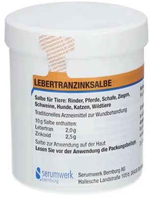 Produktbild von Serumwerk Lebertran-Zinksalbe Vet, 250 g Salbe