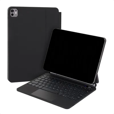 Productafbeelding van Accezz Magnetic Bluetooth Keyboard voor de Apple iPad Air 13 inch (2026) M4 / (2025) M3 / (2024) M2 / iPad Pro 12.9 (2018/2020/2021/2022) - QWERTY / NL - Zwart