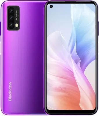 Produktbild von Blackview A90, 16,2 cm (6.39"), 4 GB, 64 GB, 12 MP, Android 11, Violett