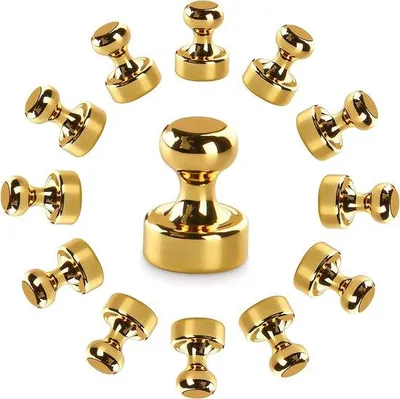 Produktbild von Famanu Magneten in Penvorm 24 Stück - 12 x 16 mm - Weiß