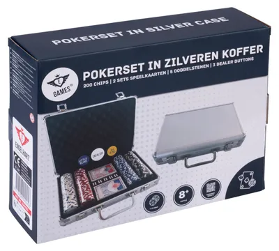 Zdjęcie produktu dla Zestaw do pokera 200szt dice chips