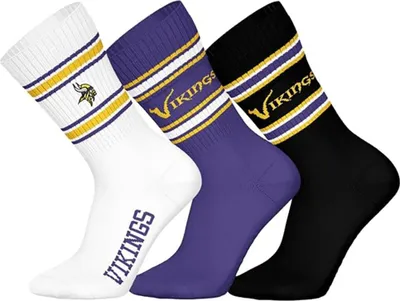 Produktbild von NFL Uni Crew Socken - Minnesota Vikings 3er Pack - 39-43