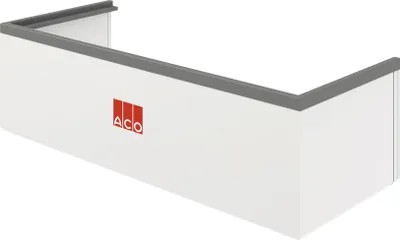 Produktbild von ACO Aufstockelement weiß, 100 x 40 cm