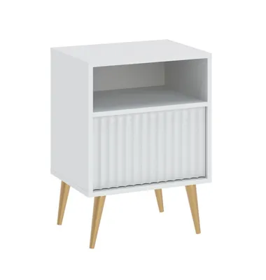 Image de Table de chevet JEWETT – blanc