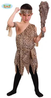 Immagine prodotto di Costume da cavernicolo per bambini taglia 98 - 146, taglia:140/146