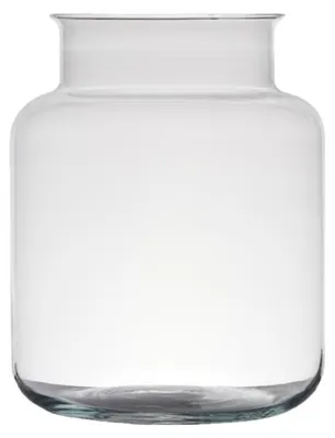Produktbild von Bellatio design Vase - recyceltes Glas - 17 x 24 cm