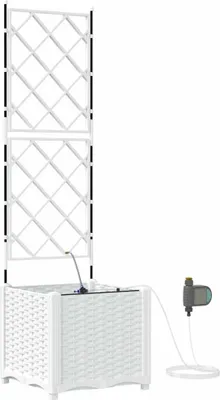 Immagine prodotto di Vaso da giardino Bianco 40 x 40 x 142 cm Plastica