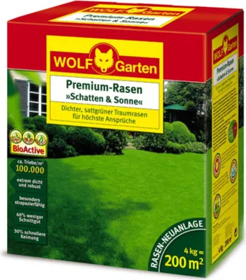 Produktbild von Wolf LP 200 Premium Turf "Shade & Sun" 200sqm 4kg