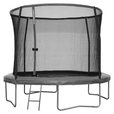 Produktbild von Sportspower Trampolin mit Sicherheitsnetz und Leiter anthrazit Ø 366 cm