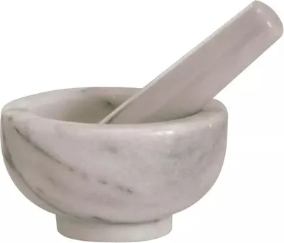Image de KÜCHENPROFI Mörser Marmor, mit Stößel, Höhe: 60 mm, ø: 110 mm