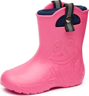 Produktbild von Ladeheid Kinder Federleichte Gummistiefel Thermo Fütterung Mädchen Jungen Rutschfest Regenstiefel Kinder Regenschuhe LA-CA-Frog245 (Rosa, 26/27 EU)