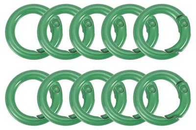 O-Ring-Clips 20 mm, 10 Stück, Zinklegierung, grün