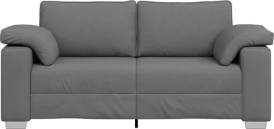 Immagine prodotto di vidaXL Divano a due posti grigio scuro 180 cm in tessuto