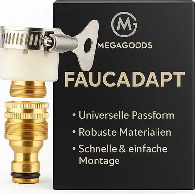 Image de 15-23 mm Adaptateur de robinet universel Raccord de tuyau Jardin FR.