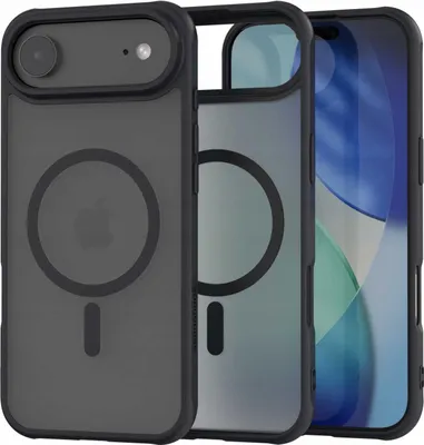 Immagine prodotto di Custodia magnetica per iPhone 17 Air MagSafe SPACECASE Hybrid Mag Nero