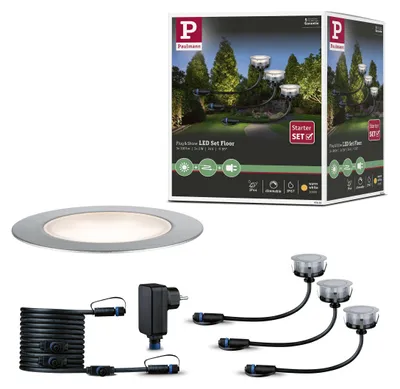 Productafbeelding van Paulmann Plug & Shine LED inbouwspot voor de vloer, model Floor Eco, basisset
