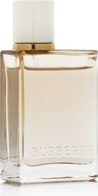 A close-up studio shot of a Burberry Her London Dream Eau de Parfum bottle.