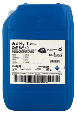 Produktbild von Aral HighTronic 5W-40 20 Liter (1505B1)