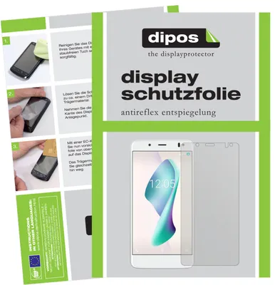 Produktbild von 2x Schutzfolie für BQ Aquaris VS Plus matt Displayschutzfolie Display Schutz