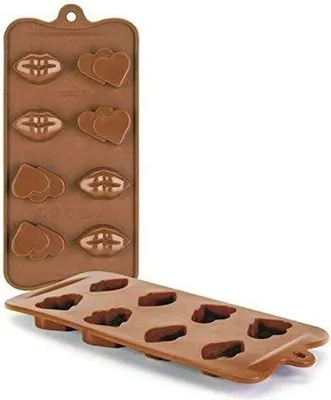 Produktbild von Silikon-Schokoladenform - Valentinstag