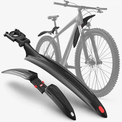 Produktbild von Schutzblech Set Mountainbike Fahrrad Spritzschutz - 24 bis 29 Zoll - Vorne und Hinten - Für Mountainbikes und All-Terrain-Bikes