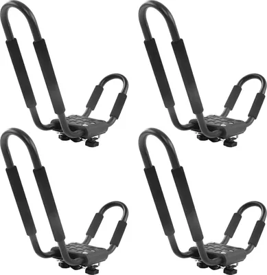 Obrázek produktu pro 2 páry kajaku Car Rack Roof Top Mount 68KG 150LBS Load Carrier J Bar Holder pro kanoe Paddle Boards Skiboard