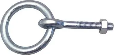 Produktbild von Stallring mit Mutter aus verzinktem Stahl VISO Schaft 100 mm Draht Ø10 - AEE10E