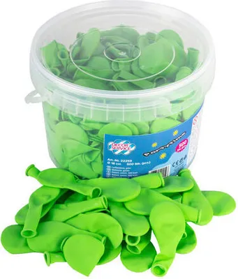 Produktbild von Luftballons Grün Ø18cm aus Naturkautschuklatex – 500 Stück Partyballons